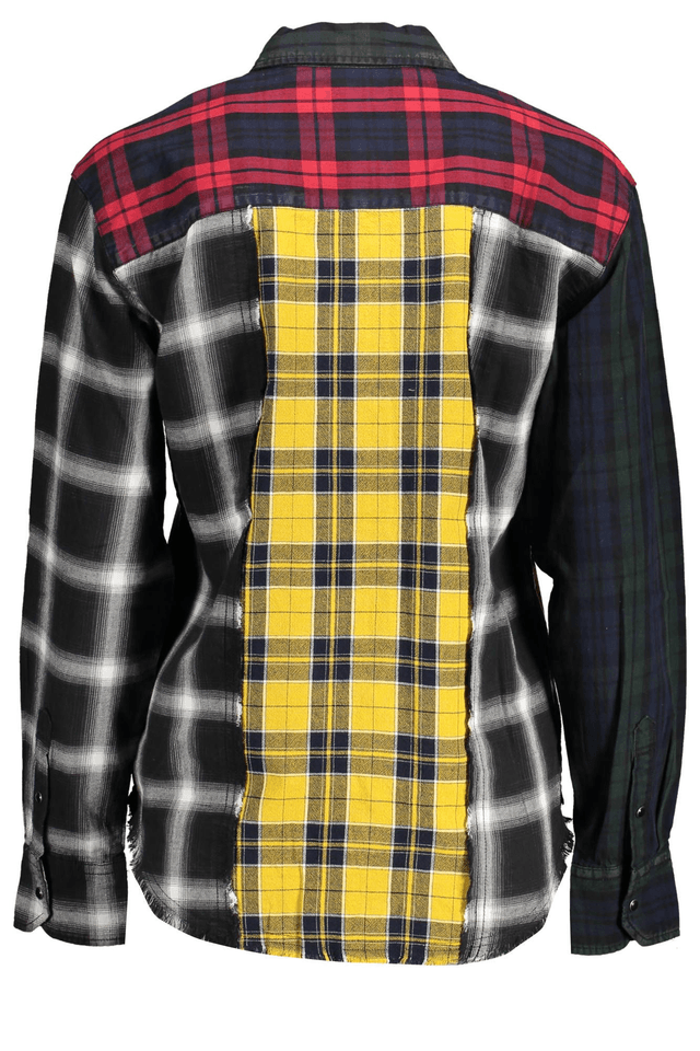 2089DESIGUAL CAMICIA MANICHE LUNGHE DONNA NERO