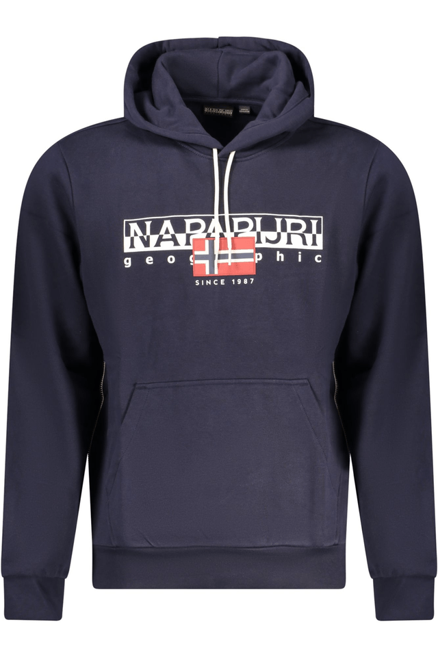 10368NAPAPIJRI FELPA SENZA ZIP UOMO BLU