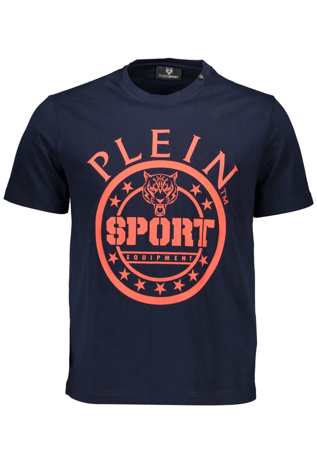 1236PLEIN SPORT T-SHIRT MANICHE CORTE UOMO BLU