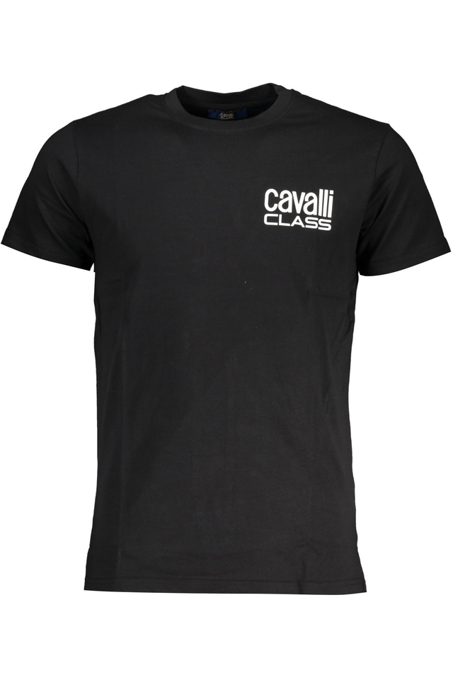 7829CAVALLI CLASS T-SHIRT MANICHE CORTE UOMO NERO