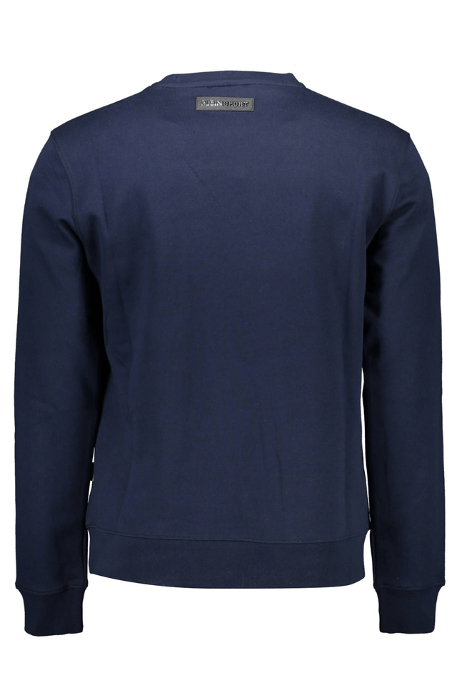 1290PLEIN SPORT FELPA SENZA ZIP UOMO BLU