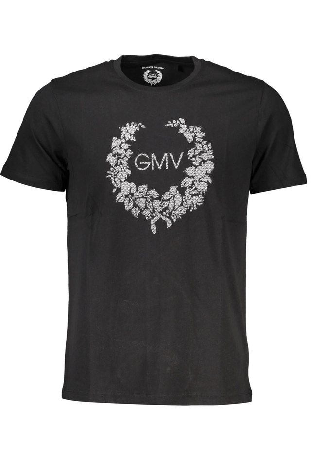 3980GIAN MARCO VENTURI T-SHIRT MANICHE CORTE UOMO NERO