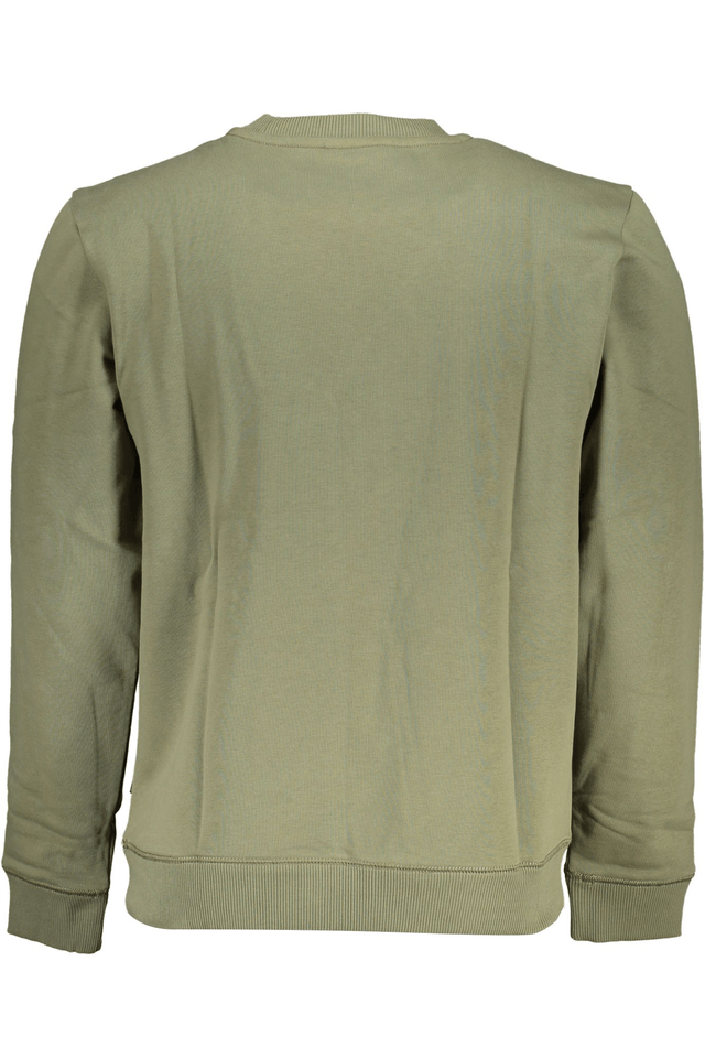 5733NAPAPIJRI FELPA SENZA ZIP UOMO VERDE