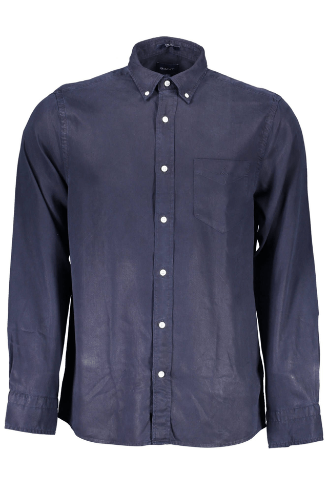 1995GANT CAMICIA MANICHE LUNGHE UOMO BLU