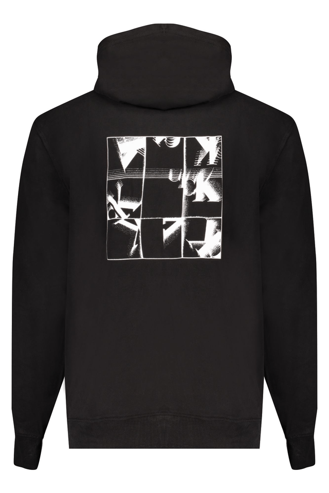 9796CALVIN KLEIN FELPA SENZA ZIP UOMO NERO