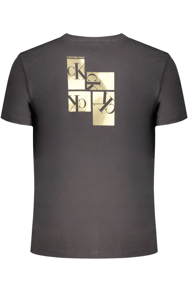 9753CALVIN KLEIN T-SHIRT MANICHE CORTE UOMO NERO