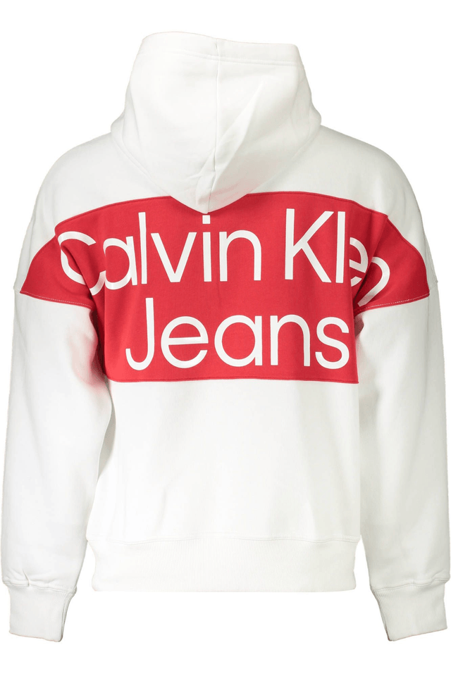 2976CALVIN KLEIN FELPA SENZA ZIP UOMO BIANCO