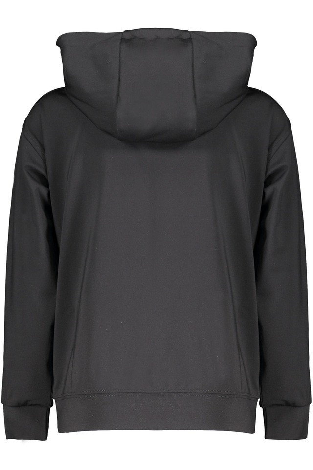 8139GUESS JEANS FELPA SENZA ZIP BAMBINO NERO