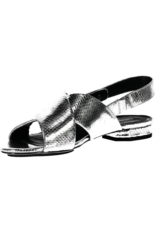 399CALVIN KLEIN CALZATURA SANDALO DONNA ARGENTO