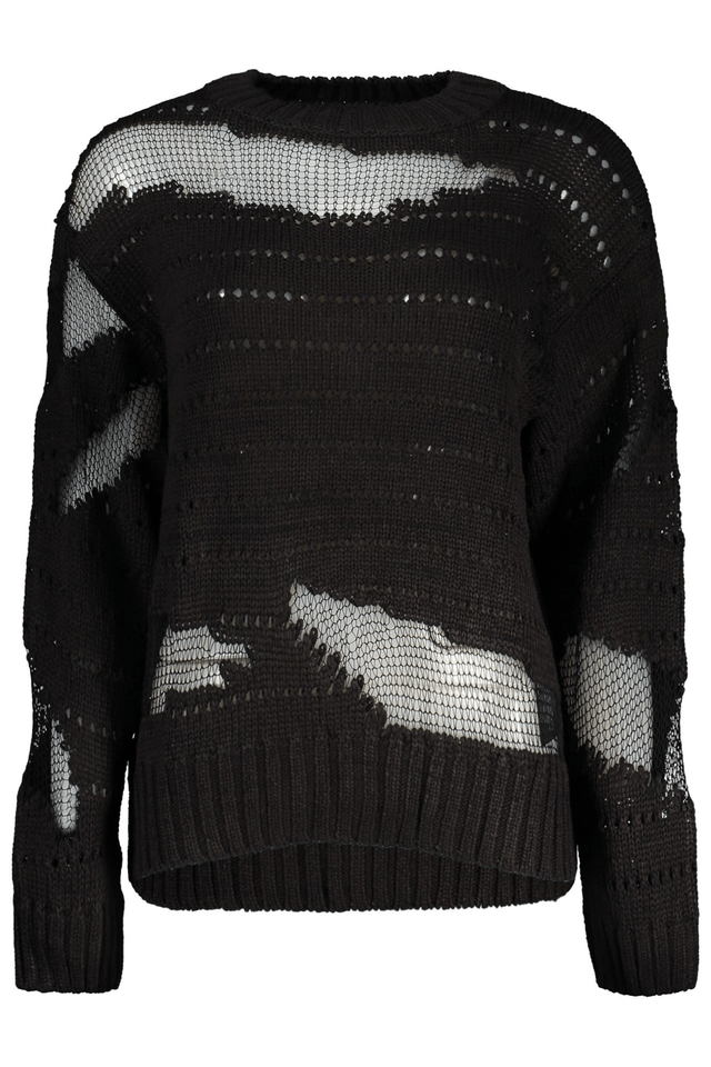 10238GUESS JEANS MAGLIA DONNA NERO