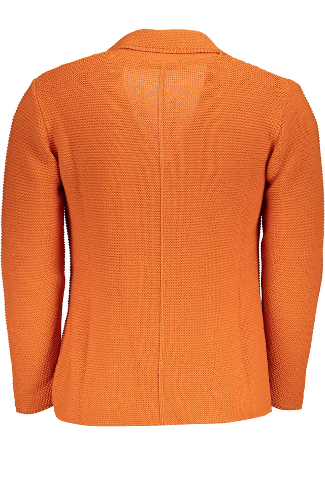 5990U.S. GRAND POLO CARDIGAN UOMO ARANCIO