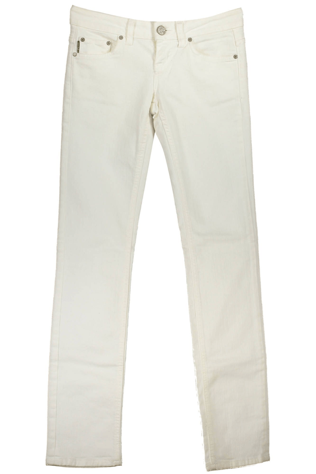 3690LITTLE BIG PANTALONE DONNA BIANCO