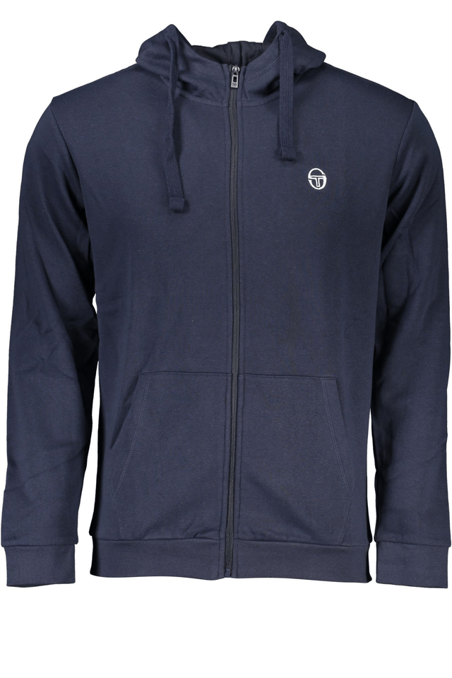 7191SERGIO TACCHINI FELPA CON ZIP UOMO BLU