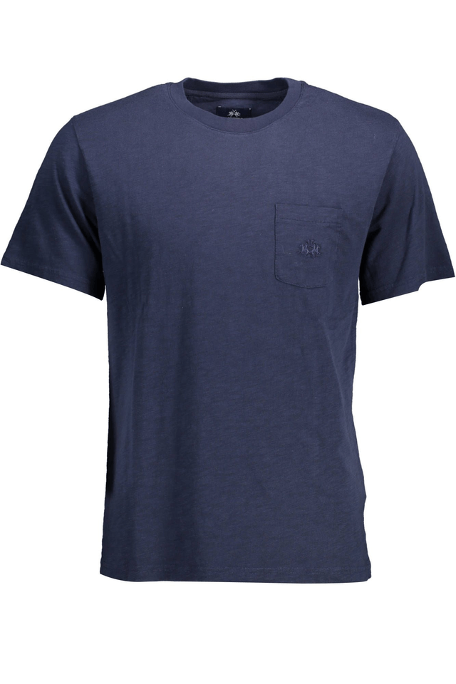 1607LA MARTINA T-SHIRT MANICHE CORTE UOMO BLU