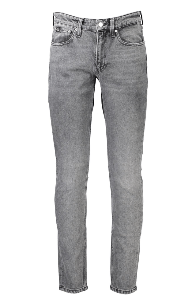 7081CALVIN KLEIN JEANS DENIM UOMO GRIGIO