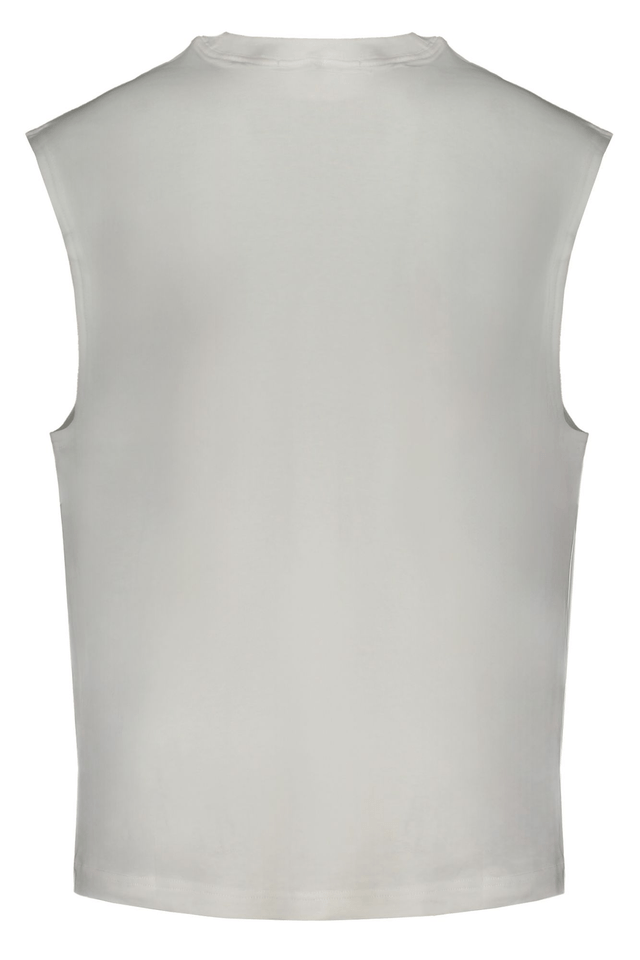8456CALVIN KLEIN T-SHIRT SENZA MANICHE UOMO BIANCO