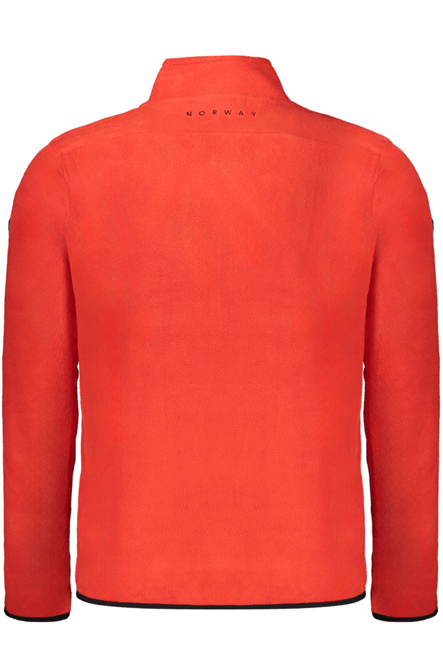 10198NORWAY 1963 FELPA CON ZIP UOMO ROSSO