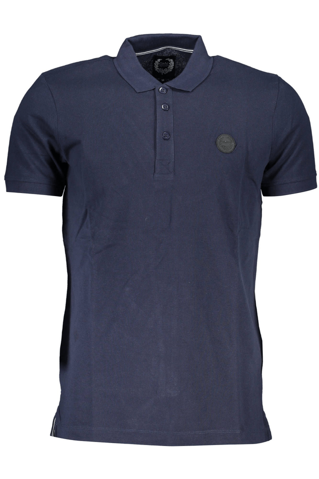 4026GIAN MARCO VENTURI POLO MANICHE CORTE UOMO BLU