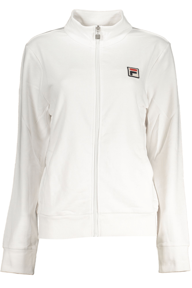 7922FILA FELPA CON ZIP DONNA BIANCO
