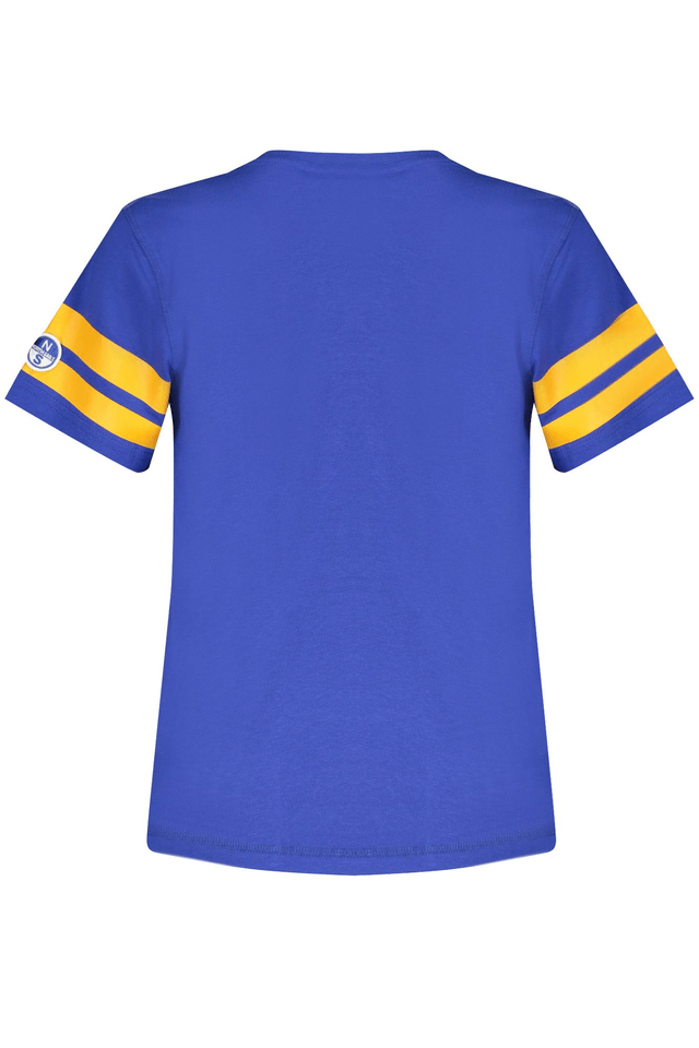 8387NORTH SAILS T-SHIRT MANICHE CORTE BAMBINO BLU