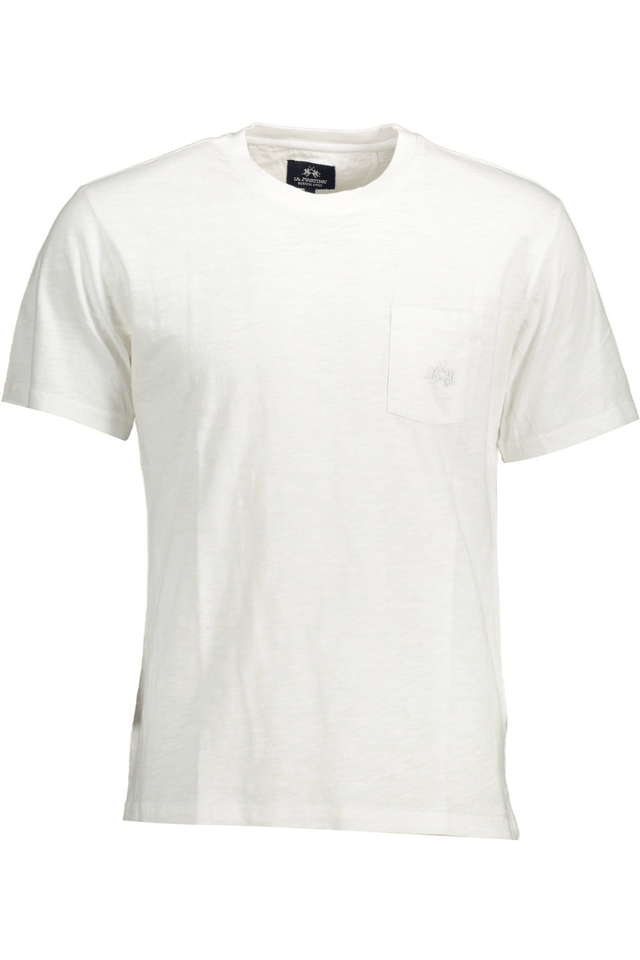 1608LA MARTINA T-SHIRT MANICHE CORTE UOMO BIANCO