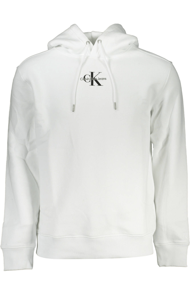 4639CALVIN KLEIN FELPA SENZA ZIP UOMO BIANCO
