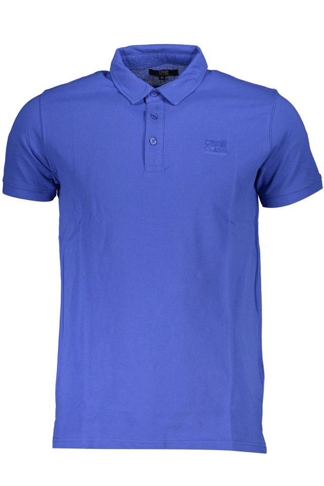 4566CAVALLI CLASS POLO MANICHE CORTE UOMO BLU