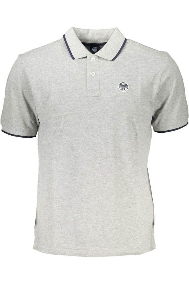 7172NORTH SAILS POLO MANICHE CORTE UOMO GRIGIO