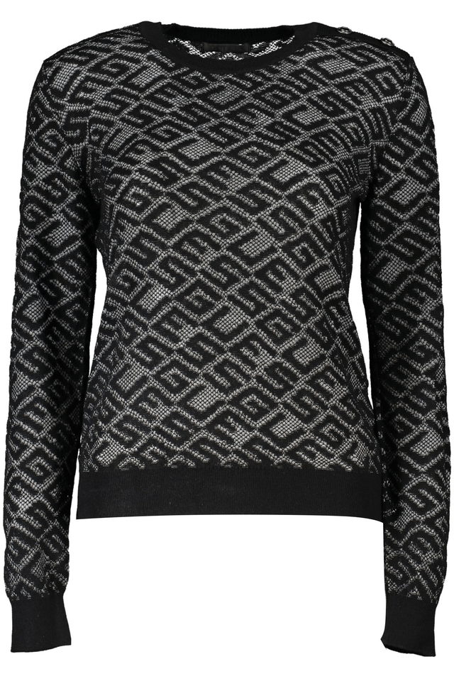 7517GUESS JEANS MAGLIA DONNA NERO