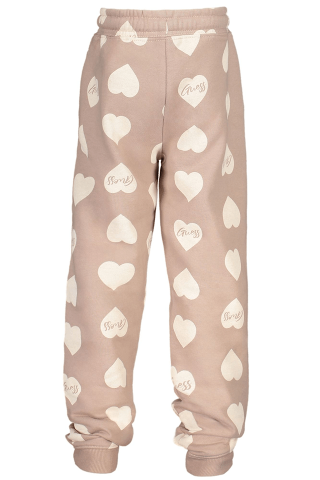 8107GUESS JEANS PANTALONE BAMBINA MARRONE