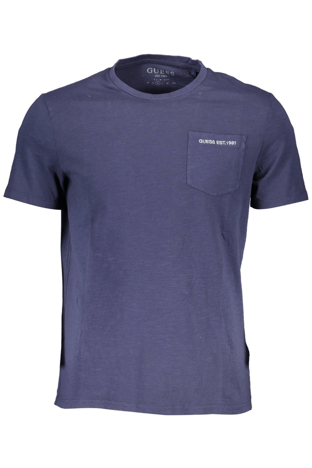 545GUESS JEANS T-SHIRT MANICHE CORTE UOMO BLU