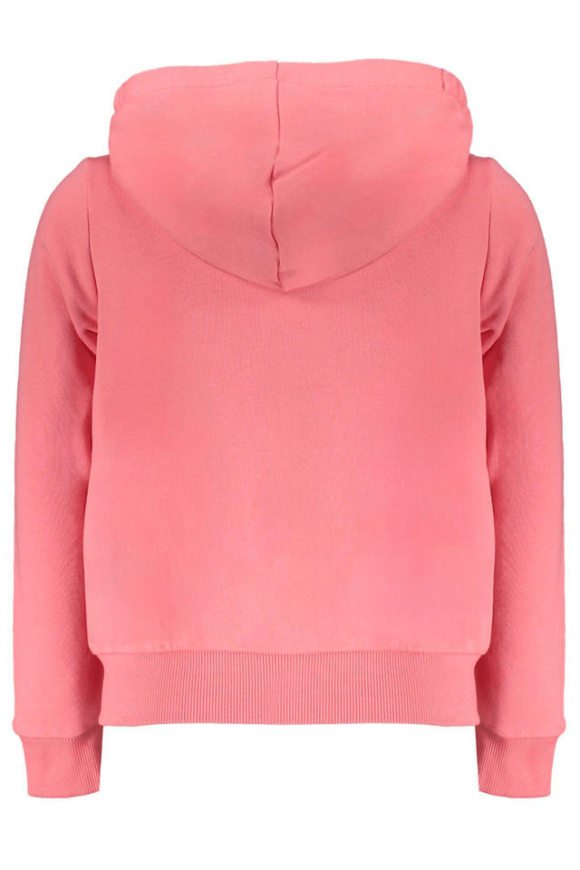 9104K-WAY FELPA CON ZIP BAMBINA ROSA