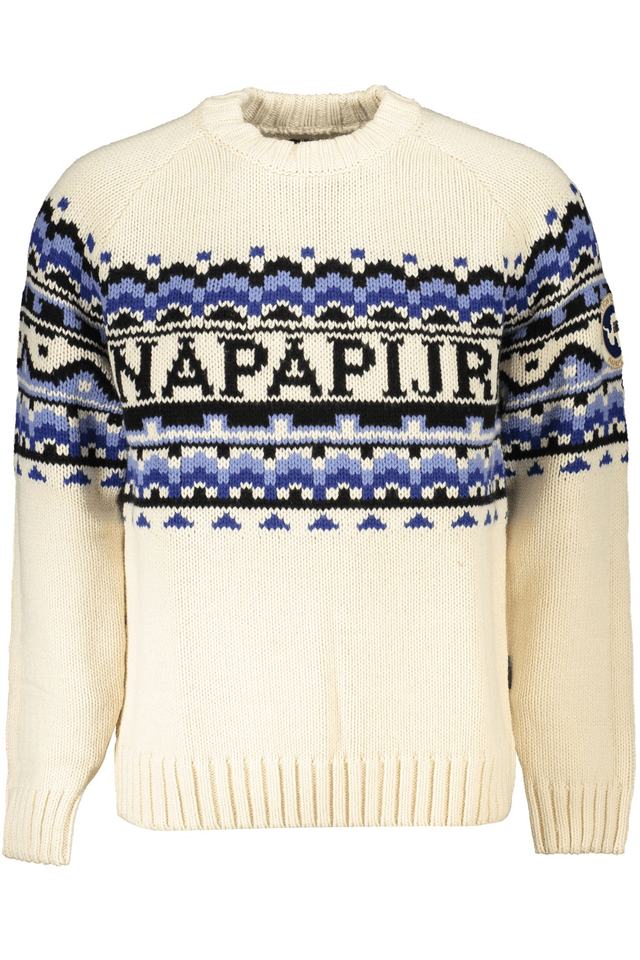 5659NAPAPIJRI MAGLIONE UOMO BIANCO