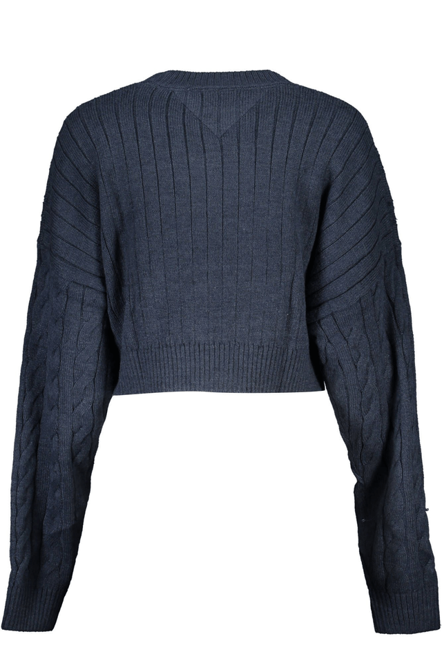 6442TOMMY HILFIGER MAGLIA DONNA BLU