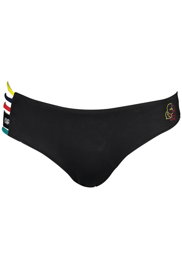 3831KARL LAGERFELD BEACHWEAR COSTUME PARTE SOTTO DONNA NERO