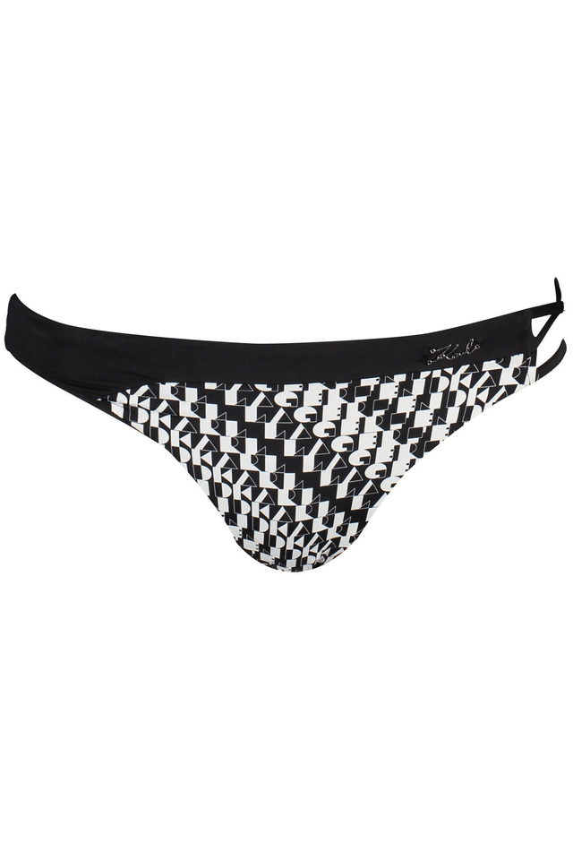 3834KARL LAGERFELD BEACHWEAR COSTUME PARTE SOTTO DONNA NERO