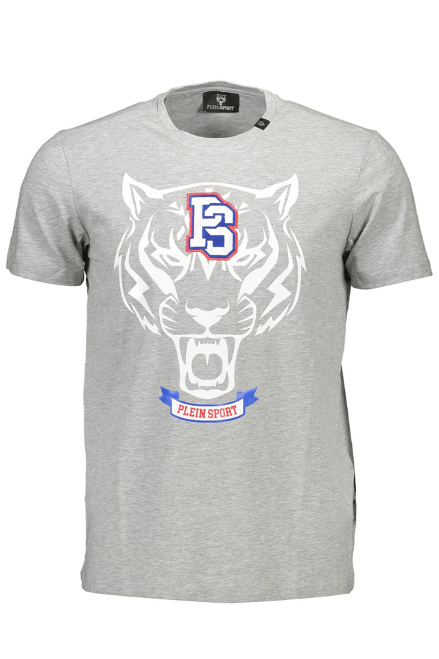 1211PLEIN SPORT T-SHIRT MANICHE CORTE UOMO GRIGIO