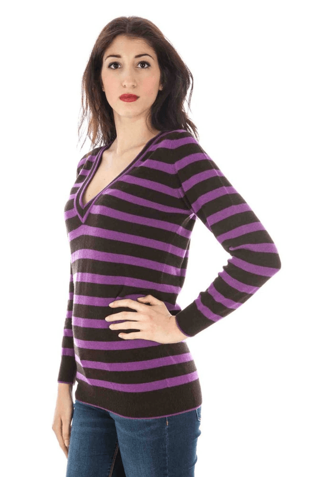 754FRED PERRY MAGLIA DONNA VIOLA