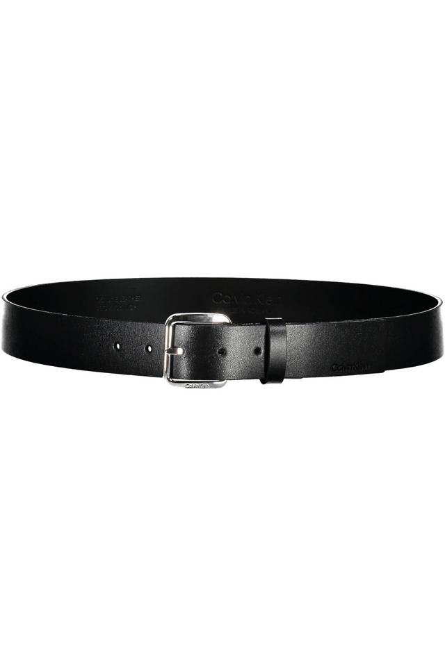 3796CALVIN KLEIN CINTURA IN PELLE UOMO NERO