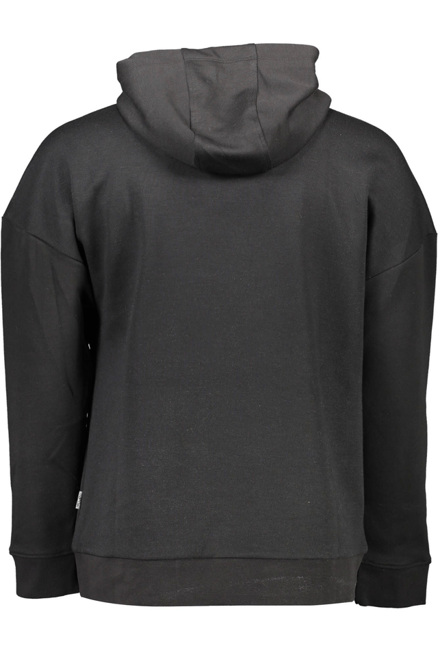 1286PLEIN SPORT FELPA SENZA ZIP UOMO NERO