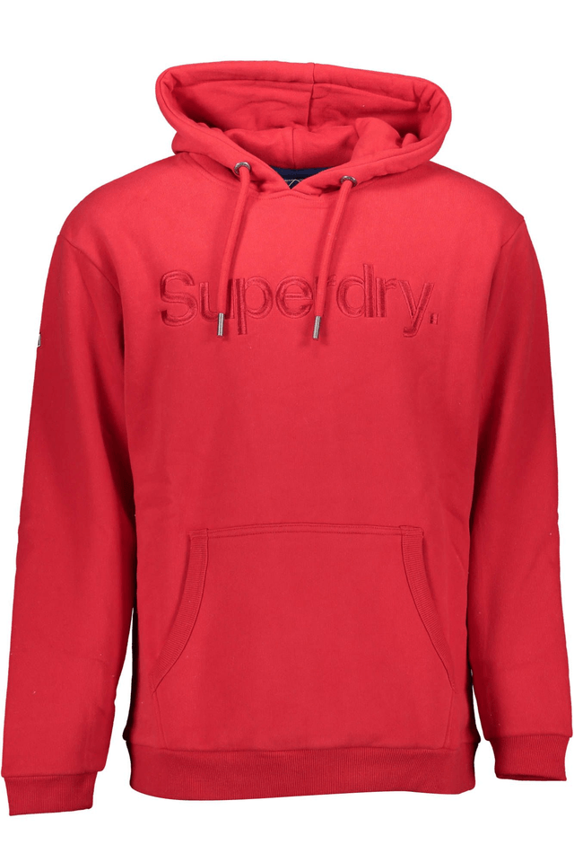 1264SUPERDRY FELPA SENZA ZIP UOMO ROSSO