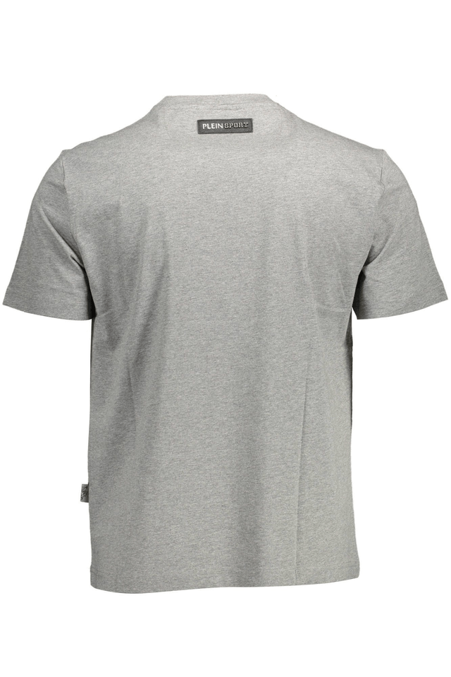 1484PLEIN SPORT T-SHIRT MANICHE CORTE UOMO GRIGIO