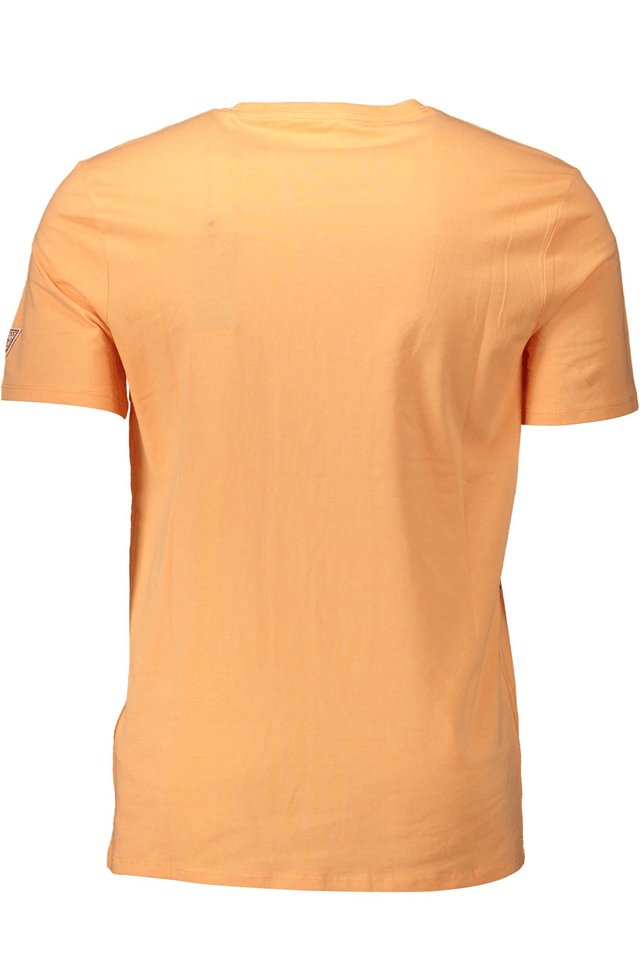 247GUESS JEANS T-SHIRT MANICHE CORTE UOMO ARANCIO