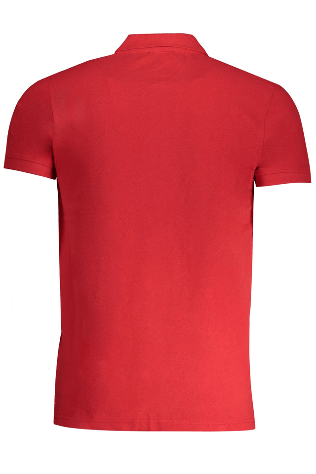 8984CAVALLI CLASS POLO MANICHE CORTE UOMO ROSSO