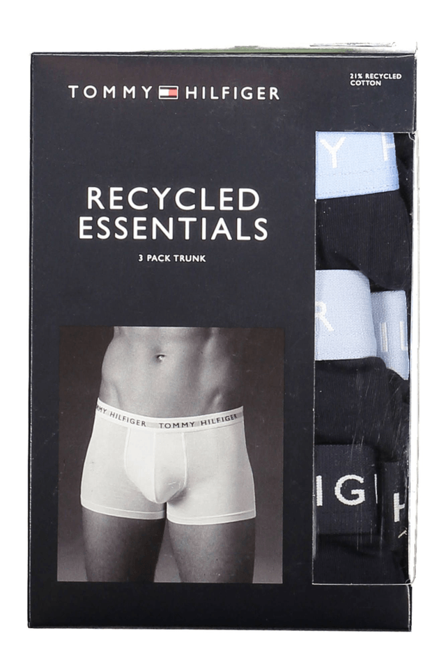 4177TOMMY HILFIGER BOXER UOMO NERO
