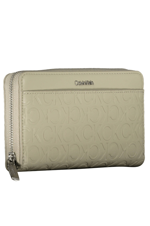 4607CALVIN KLEIN PORTAFOGLIO DONNA BEIGE
