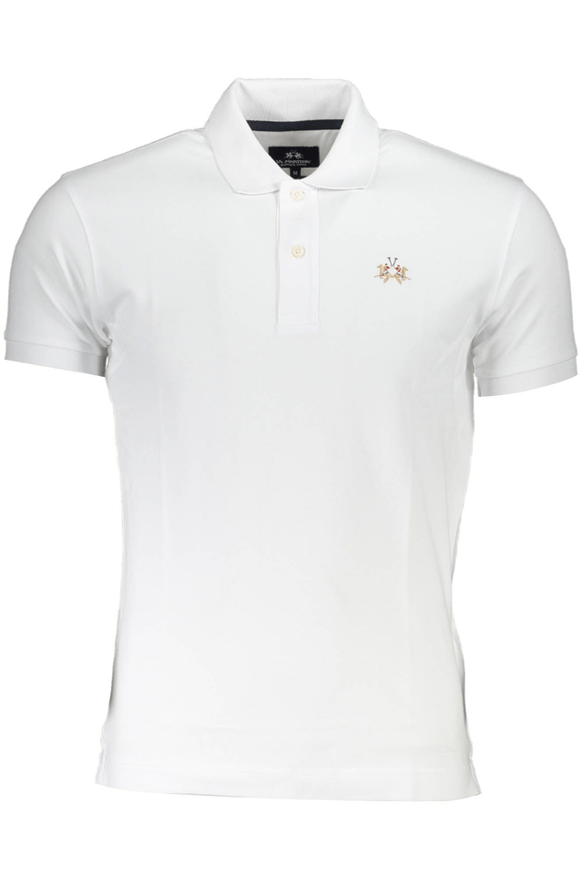 3044LA MARTINA POLO MANICHE CORTE UOMO BIANCO