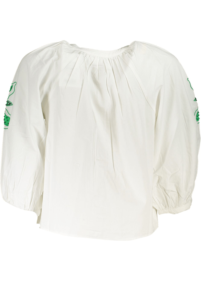 7552DESIGUAL CAMICIA MANICHE LUNGHE DONNA BIANCO