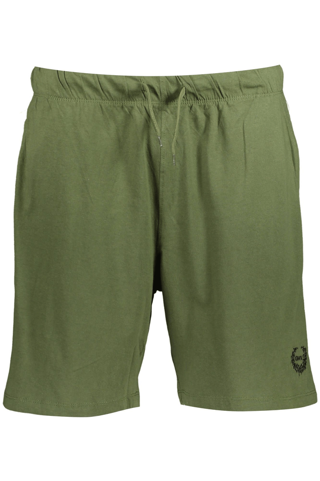 3967GIAN MARCO VENTURI PANTALONE SHORT UOMO VERDE