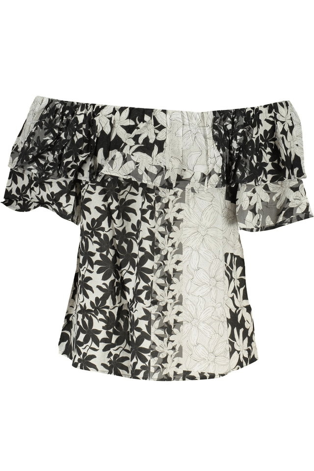 8201DESIGUAL T-SHIRT MANICHE CORTE DONNA BIANCO